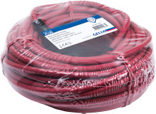 Skjøteledning gummi 25 meter rød